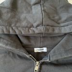 Garage  Newport Charcoal Grey Embroidered New Port Sailing Port Zip Up Hoodie Photo 1