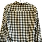 Banana Republic  Soft-wash Gingham Flannel Shirt Dark Charcoal L Photo 8