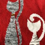 Allison Daley Cat Sweater Vest Red 2X Photo 3