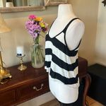 Rue 21 Black and White Striped Women's Flowy Tank Top NEW Photo 2