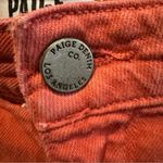 Paige  Jeans Troy Boy – Size 27 – Red Burnt Orange – Boyfriend Fit Photo 4
