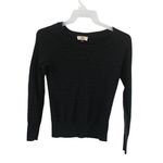 Lei Size medium black long sleeve sweater Black Photo 6