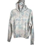 Spiritual Gangster  Size M Peloton‎ Pink/Blue Tie Dye Hoodie Pullover Sweatshirt Photo 1