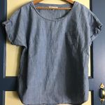 French Connection LG Denim pull over top Photo 4