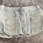 Cherry Mellow Denim Mini Skirt Photo 0