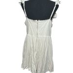 Audrey Parks for Francescas Cream Linen Blend Mini Dress Size L Preppy Rush Size L Photo 2