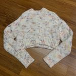 Urban Outfitters Cameron Confetti Cropped Cardigan Women Size Medium Knit Button Photo 3