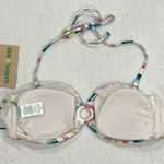 Sandflower NWT Stripe Bandeau Bikini Top Size Large (12 Photo 4