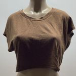 Daisy  Size Medium Mocha Women's Crop Top. New With Tags. Photo 0
