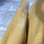 Chaser Yellow Washed Zip up Hooded Cardigan Photo 4