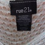 Rue 21 Green Sweater With Lace Accents Photo 2