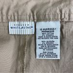 White Stag  Stretch Beige Tan Mini Skirt Skort Front Pockets Size 12 Photo 5