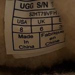 UGG  Womens Classic Short Sequin Sparkles Boots Silver Pink Reversible Sz 8 EUC Photo 7