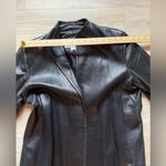 DERO by Rocco D’Amelio Black Genuine Leather Blazer Jacket Women’s Size M Size M Photo 9