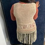 Forever 21 Beige Sleeveless Cardigan Size S Photo 4