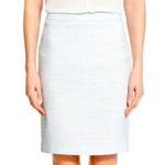 Halogen  Tweed Pencil Skirt Light Blue Photo 0