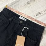 Reformation  Black Denim Shorts Size 25 NWT Photo 5