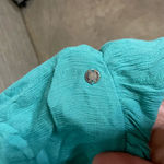 Roxy  Second Look Teal Vneck Ruffled‎ Wrap Dress Size XL Photo 2