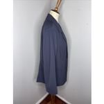 MM Lafleur Moreland Travel Blazer Jacket OrigamiTech Blue Sz 16 Photo 3