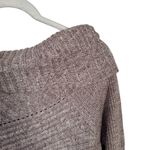 Vintage America Blues Women's Sz S Brown Pullover Sweater Marled Cowl Neck Photo 2