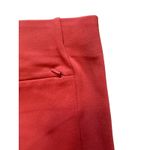 Betabrand  Dress Pants Monroe Crop Trouser‎ Straight Red Size M Photo 4