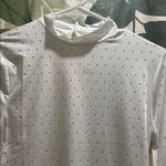 Hem & Thread  White Jeweled Long Sleeve Top Photo 1