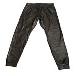 Commando Size XL Faux Leather Jogger Pants Black Closet Staple Baddie Classic Photo 1