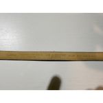 Liz Claiborne  Womens Blue Leather Belt – Size L Gold Buckle Full Grain Photo 2