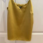 Lulus  gold / yellow scalloped silk top Photo 3