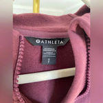 Athleta  Workout Hoodie Athleisure Plum Zip Barre Hiking Athletic Tennis Winter Photo 7