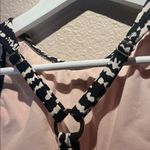 Kona Sol New  Women’s High Neck Bikini Top Black Cream Beige Size XL NWT Photo 9