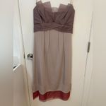 BCBGMAXAZRIA NWOT, BCBGMaxaria Runway, silk Chiffon Strapless Dress Photo 3