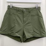 Active USA Olive Green Shorts Photo 0