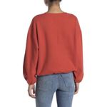 Elodie  Sweater Womens Small Long Sleeve Crewneck Pullover Rib Knit Casual Top Photo 1