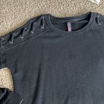 Betsey Johnson • performance sweatshirt with laced shoulder Photo 96