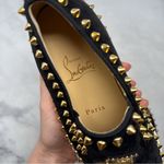 Christian Louboutin NEW Pave Flat C L Logo Studded Slip On Sneaker Shoes Black Photo 6