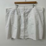 Old Navy {28}  High Waisted O.G. Straight Cut Off Jean Mini Skirt 28 White Photo 1