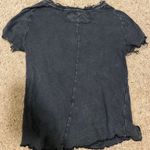 Free People Black Distressed  Top Photo 1