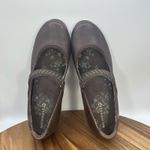 Merrell  Poppy Roast Mary Jane Wedge Heels Brown Leather Y2K Retro Women 8.5 Photo 6