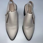 Cole Haan Women’s Off-White/Cream Slingback Leather Mules w/3” Block Heel-Size 7 Photo 2