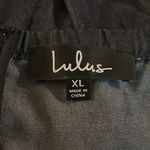 Lulus Dorado Wide Leg Tie Front Jumpsuit Denim Chambray Size XL JS16136COA Photo 11