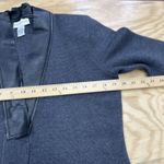Doncaster  Women’s Wool Open Front Cardigan Gray Size Medium Capsule Chic Photo 9