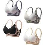 NWT ~ 4 Pack Multicolor Push Up Bras Photo 0