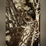 Hand made velour leopard print maxi dress size medium Brown Photo 5