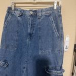 Simple Society  Cargo Jeans Women 9/29 Baggy Loose Skater Y2K Utility Pants Photo 2