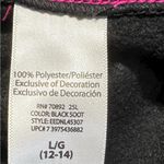 Danskin Now Semi fitted Black Hoodie with Pink Accents Size large New Photo 3