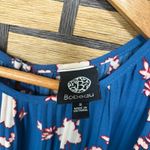 Bobeau  Blue Floral Top Size‎ Small Photo 5