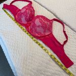 Victoria's Secret Body by Victoria Victoria’s Secret Lined Demi Bra Size 36 DD Pink Underwire Lace Photo 12