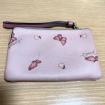 Coach wristlet wallet with butterfly print Pink/Gold hardware Photo 1