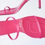 ZARA NWT HEELED SANDALS W/ THIN STRAPS PINK SZ-9 Photo 1
